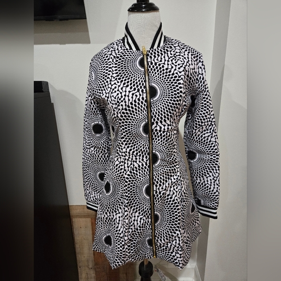 Mae Otti Jackets & Blazers - Mae Otti African Print Bomber Jacket